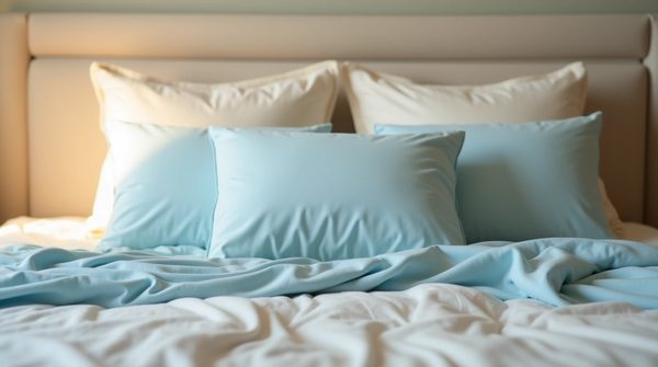 Découvrez les oreillers bleu câlin pour un sommeil parfait