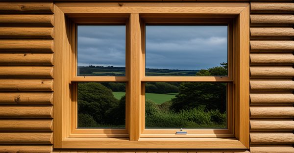 Fenêtre 2 vantaux en chêne : élégance & isolation à prix réduit